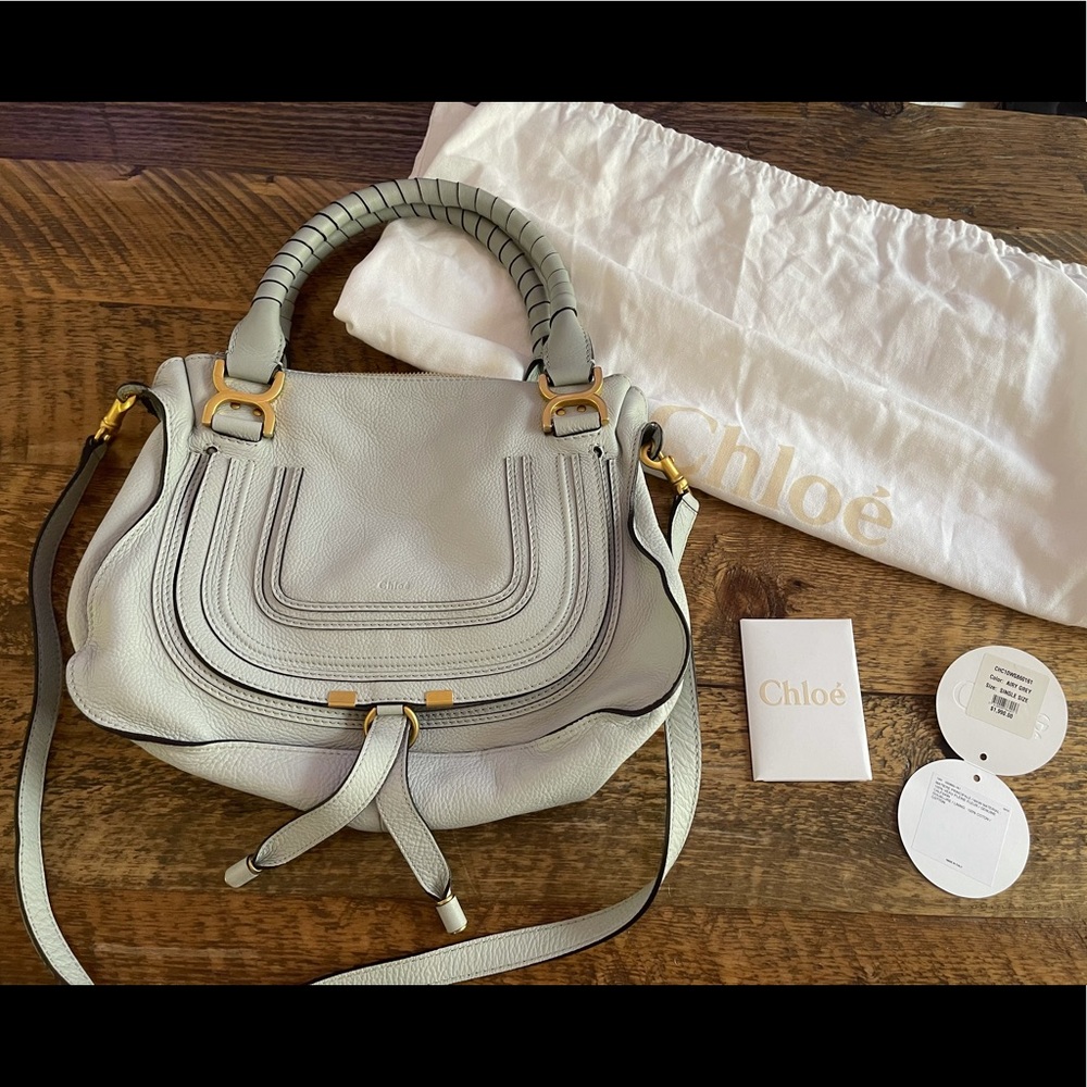 Medium Airy Grey Chloe Marcie Bag